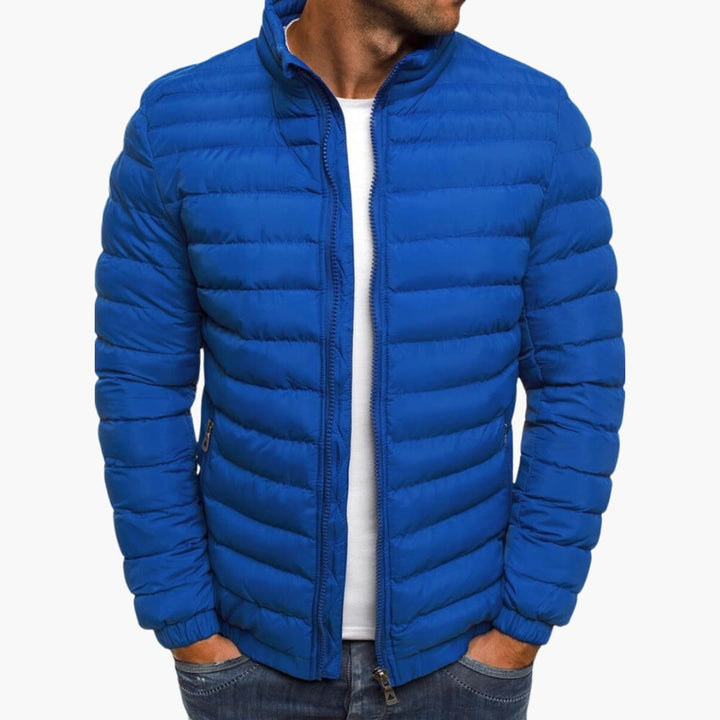 Doudoune légère matelassée à capuche pour homme - chaude et stylée