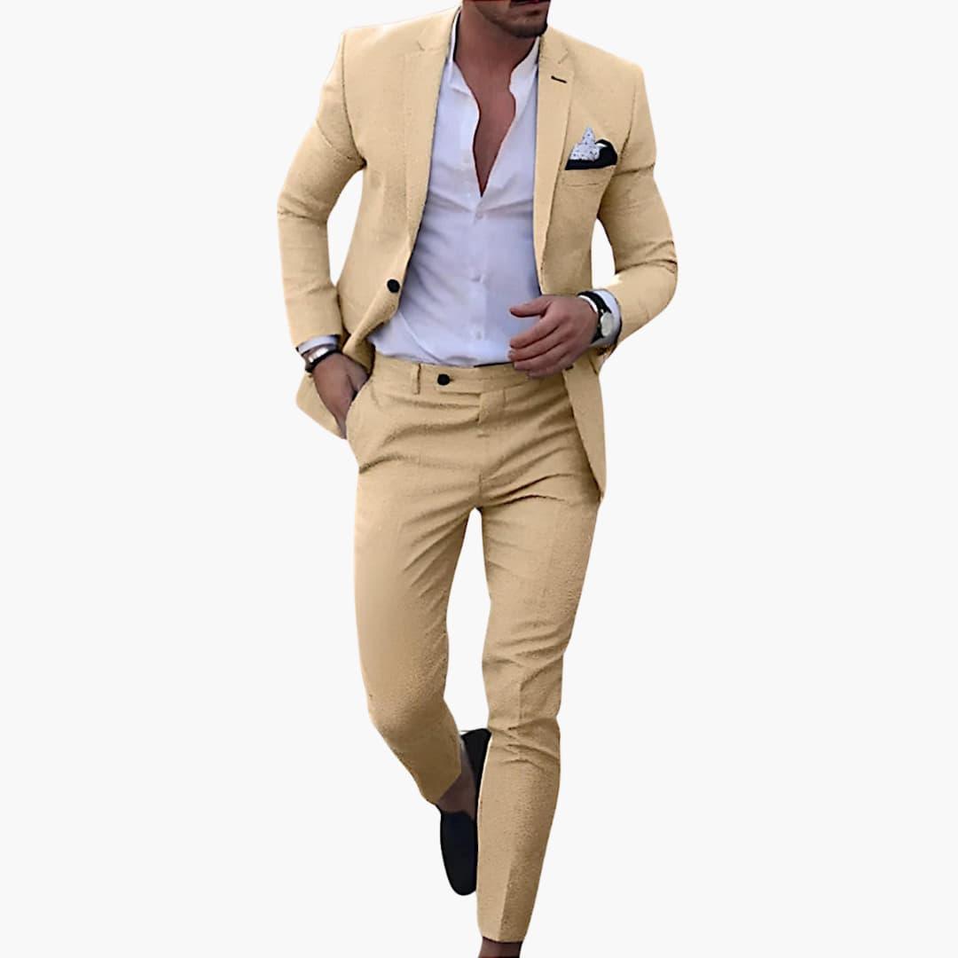 Costume de cérémonie élégant et ajusté pour hommes - ParisienMode