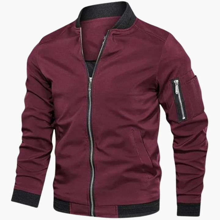 Blouson bomber léger coupe ajustée - respirant pour homme - ParisienMode