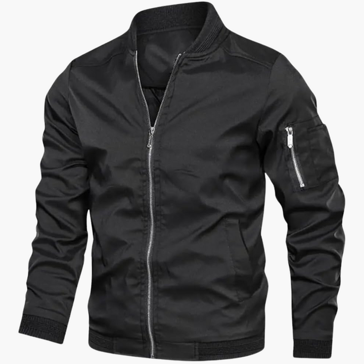 Blouson bomber léger coupe ajustée - respirant pour homme - ParisienMode