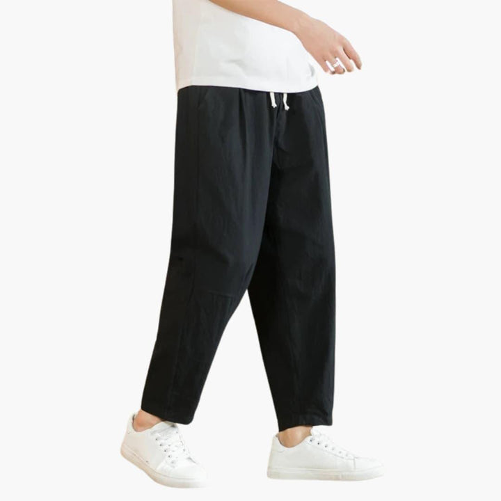 Pantalon d'été pour hommes à coupe décontractée - ParisienMode