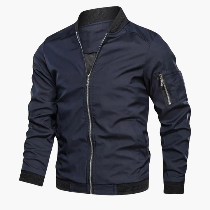 Blouson bomber léger coupe ajustée - respirant pour homme - ParisienMode