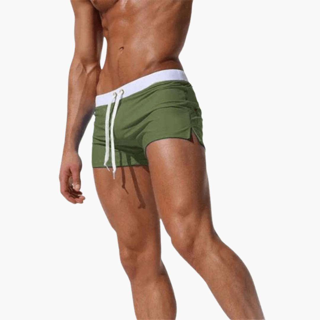 Short de bain moulant pour homme – Plage été taille ajustée