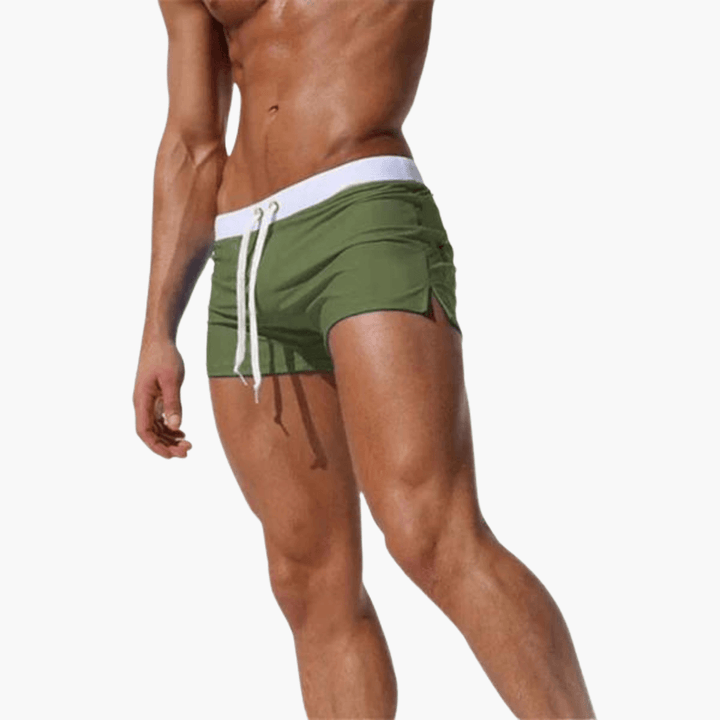 Short de bain moulant pour homme – Plage été taille ajustée