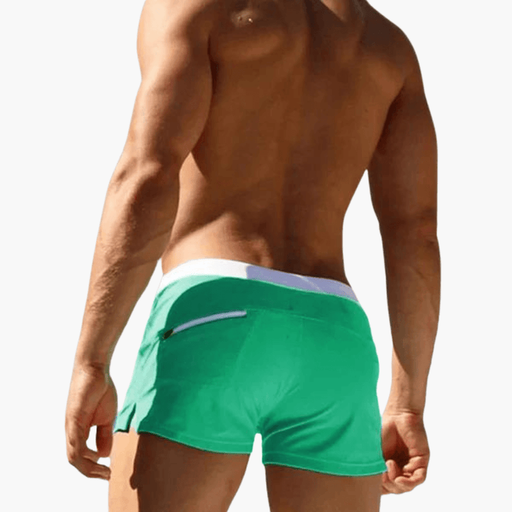 Short de bain moulant pour homme – Plage été taille ajustée