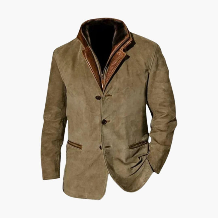 Veste vintage marron pour homme - ParisienMode
