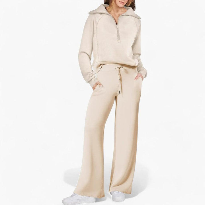 Ensemble de détente 2 pièces coupe décontractée pour femme - ParisienMode