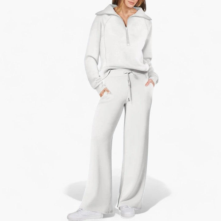 Ensemble de détente 2 pièces coupe décontractée pour femme - ParisienMode